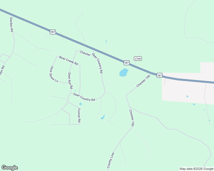 map of restaurants, bars, coffee shops, grocery stores, and more near 391 Deer Country Road in Chester