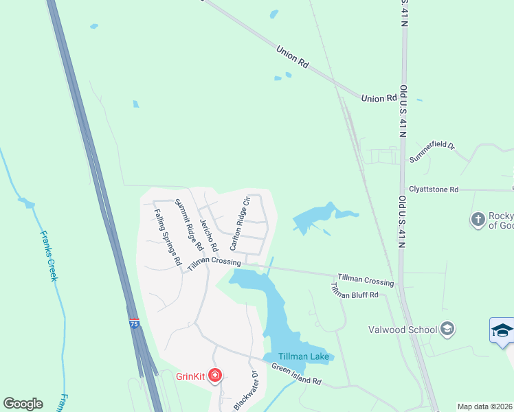 map of restaurants, bars, coffee shops, grocery stores, and more near 5129 Carlton Ridge Circle in Hahira