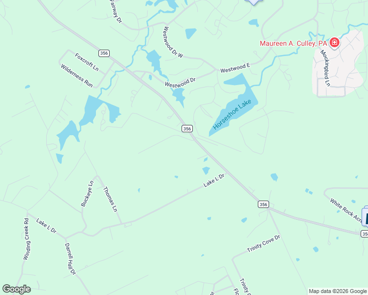 map of restaurants, bars, coffee shops, grocery stores, and more near 201-499 Barker Lane in Trinity