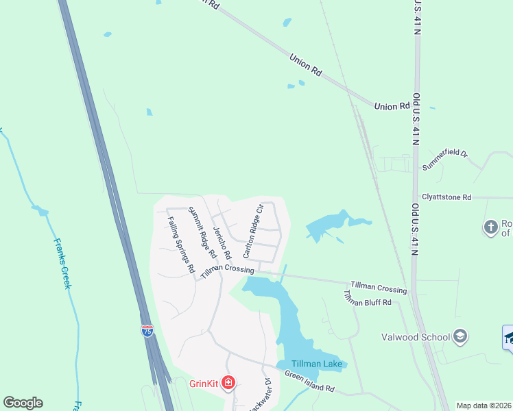map of restaurants, bars, coffee shops, grocery stores, and more near 5172 Carlton Ridge Circle in Hahira
