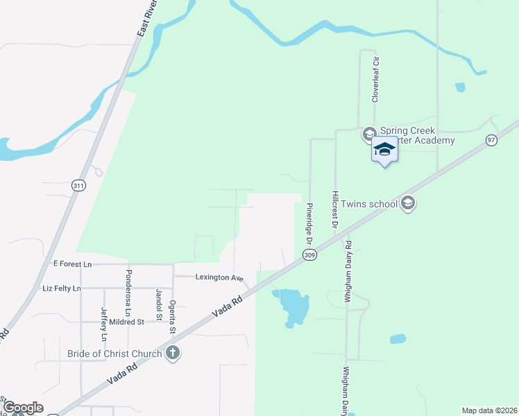 map of restaurants, bars, coffee shops, grocery stores, and more near 2112 Yorktown Place in Bainbridge