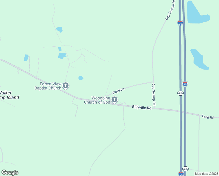 map of restaurants, bars, coffee shops, grocery stores, and more near 136 Herrin Road in Woodbine