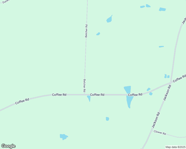 map of restaurants, bars, coffee shops, grocery stores, and more near 224 Belcher Road in Quitman