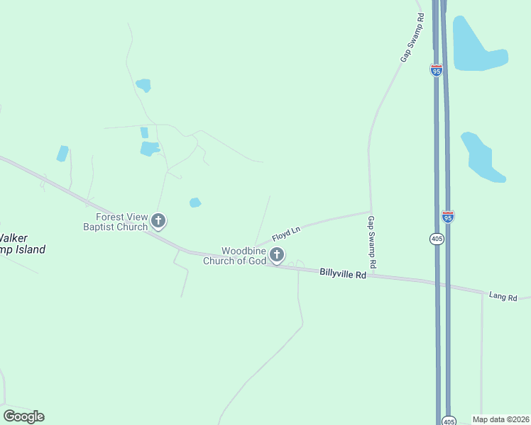 map of restaurants, bars, coffee shops, grocery stores, and more near 240 Herrin Road in Woodbine