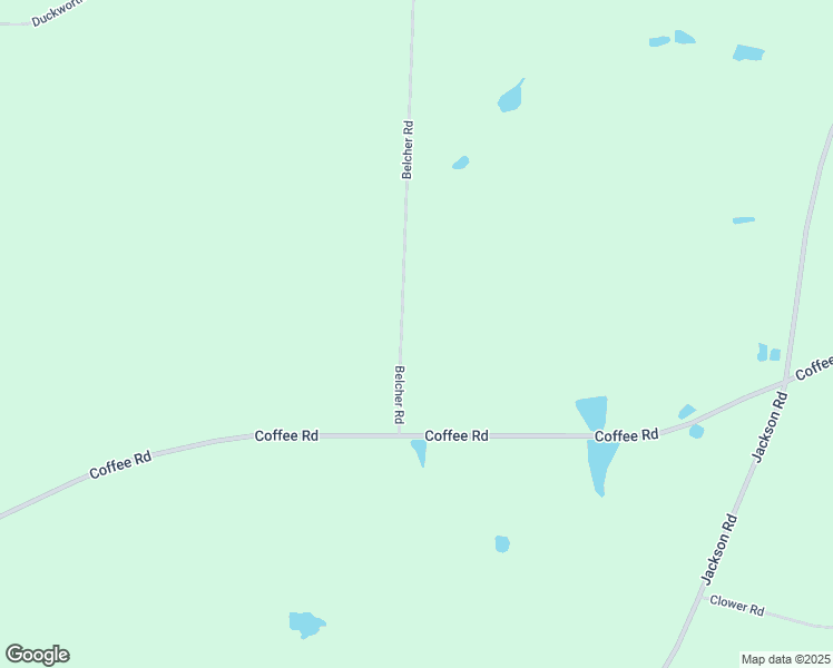 map of restaurants, bars, coffee shops, grocery stores, and more near 224 Belcher Road in Quitman