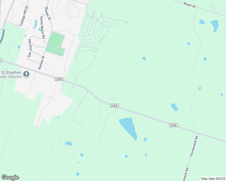 map of restaurants, bars, coffee shops, grocery stores, and more near 2156 Staghorn Lane in Salado
