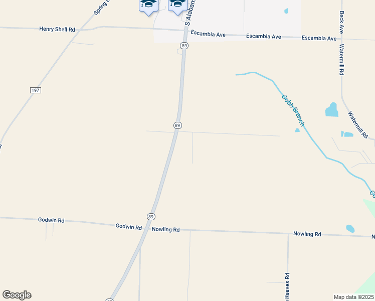 map of restaurants, bars, coffee shops, grocery stores, and more near 3787 Exxon Road in Jay