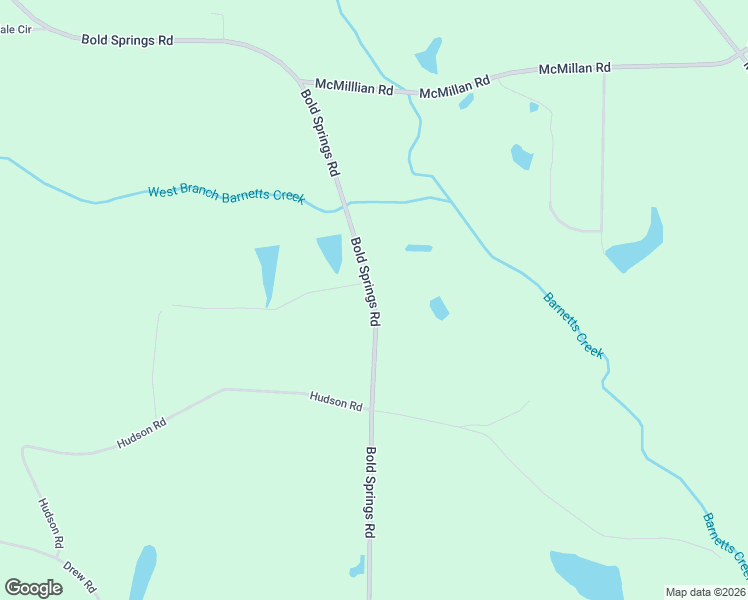 map of restaurants, bars, coffee shops, grocery stores, and more near 1891 Bold Springs Road in Ochlocknee