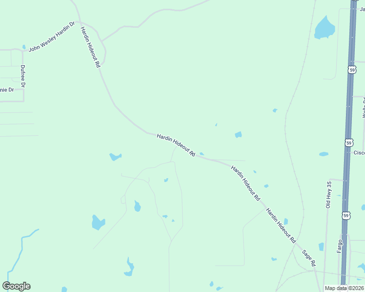 map of restaurants, bars, coffee shops, grocery stores, and more near Hardin Hideout in Polk