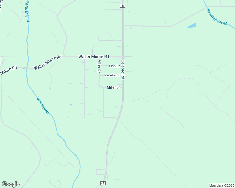 map of restaurants, bars, coffee shops, grocery stores, and more near 11715 Celeste Road in Saraland