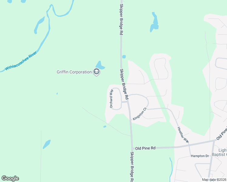 map of restaurants, bars, coffee shops, grocery stores, and more near 3854 Orchard Way in Valdosta