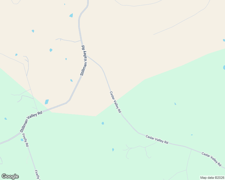 map of restaurants, bars, coffee shops, grocery stores, and more near 16265 Cedar Valley Road in Salado