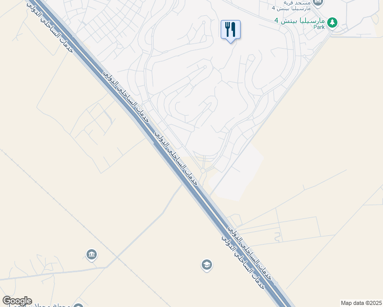 map of restaurants, bars, coffee shops, grocery stores, and more near الكيلو ١٢٤ Alexandria - Marsa Matrouh Road in El Alamein