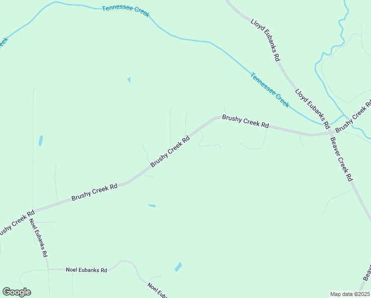 map of restaurants, bars, coffee shops, grocery stores, and more near 2250 Brushy Creek Road in Lucedale