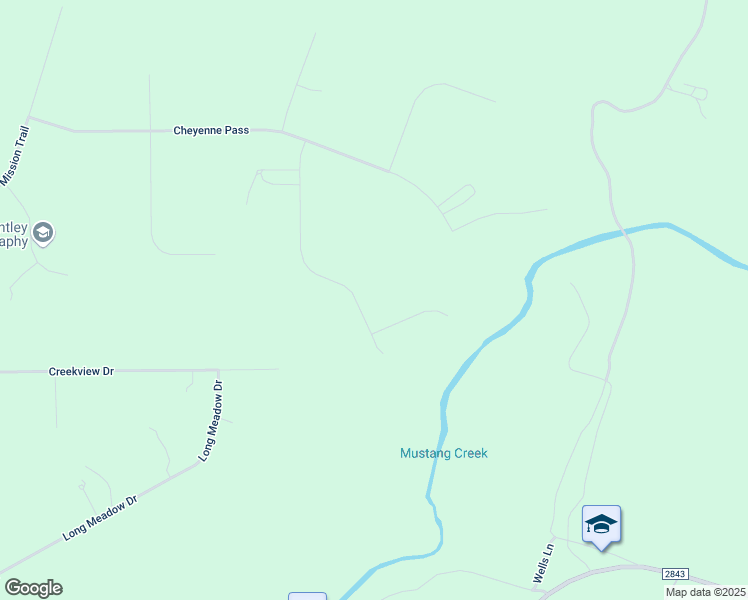 map of restaurants, bars, coffee shops, grocery stores, and more near 1647 Trail's End in Salado