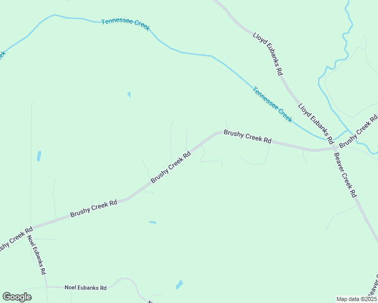 map of restaurants, bars, coffee shops, grocery stores, and more near 2250-2420 Brushy Creek Road in Lucedale