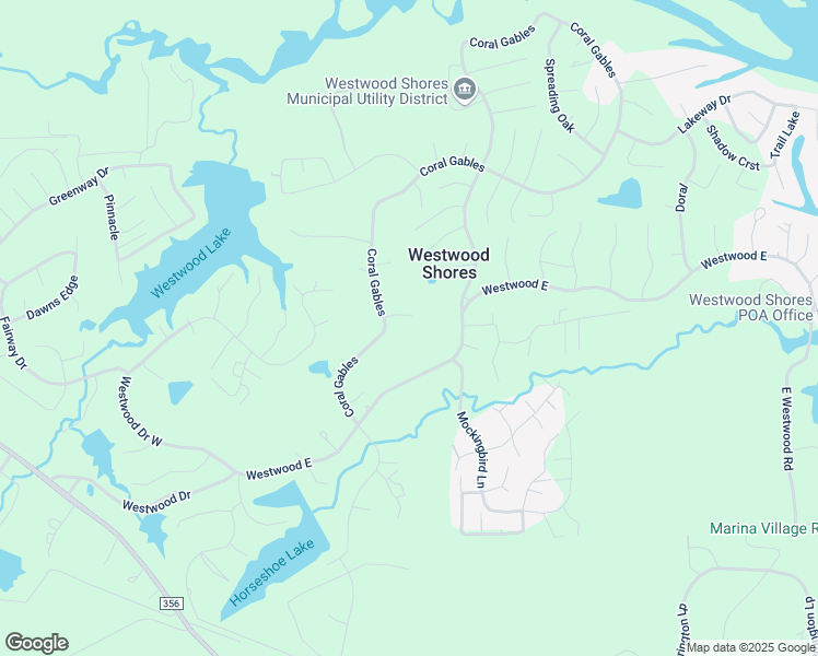 map of restaurants, bars, coffee shops, grocery stores, and more near 5 Hillcrest in Trinity