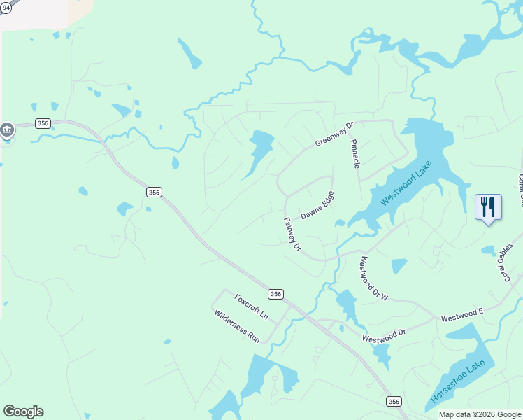 map of restaurants, bars, coffee shops, grocery stores, and more near 19 Westlake Road in Trinity