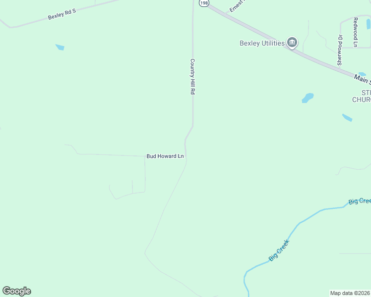 map of restaurants, bars, coffee shops, grocery stores, and more near Country Hill Road in Lucedale