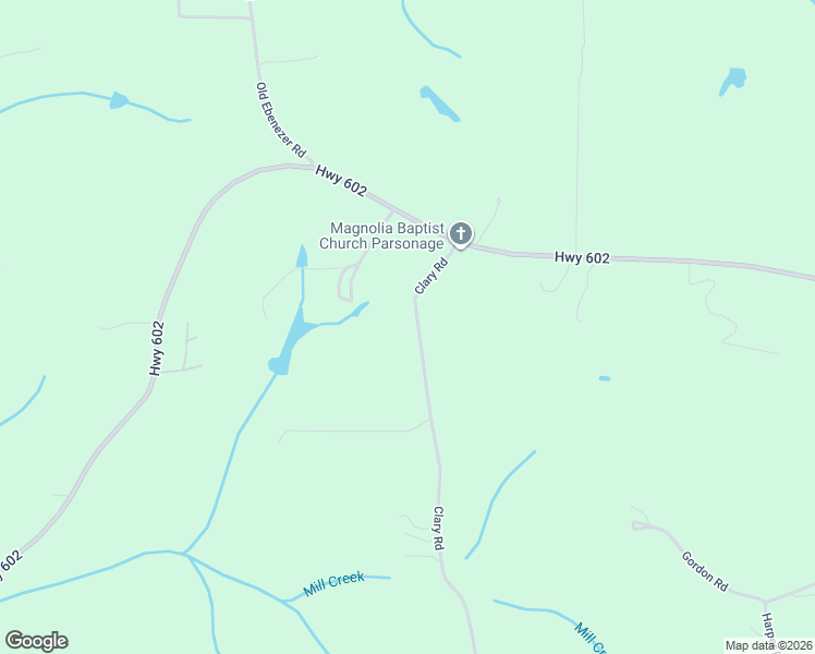 map of restaurants, bars, coffee shops, grocery stores, and more near 7840 Clary Road in Laurel Hill
