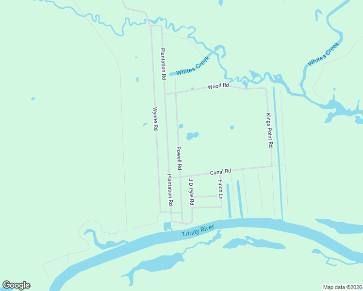 map of restaurants, bars, coffee shops, grocery stores, and more near 94 Powell Road in Trinity