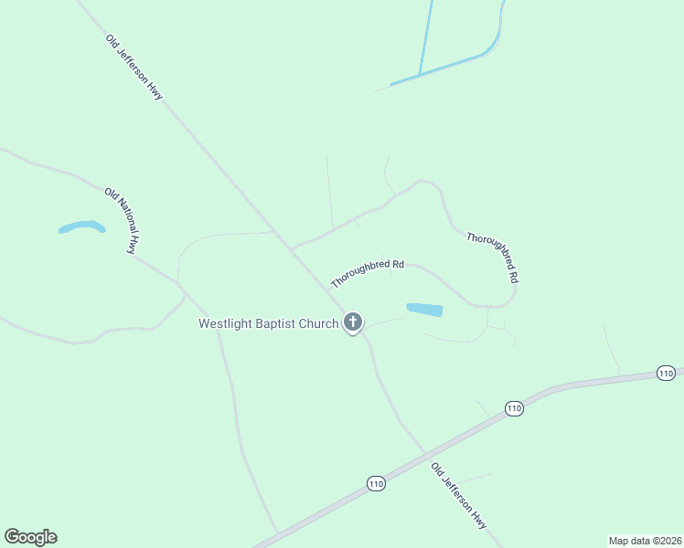 map of restaurants, bars, coffee shops, grocery stores, and more near 175 Thoroughbred Road in Woodbine