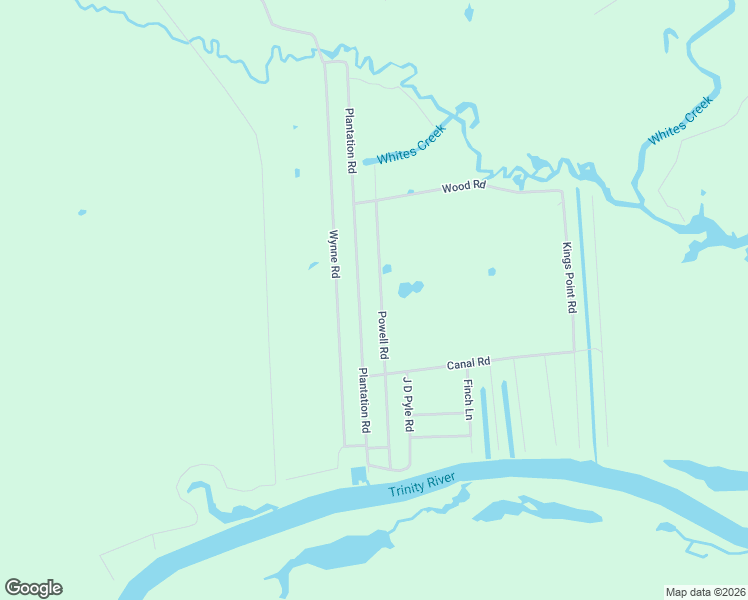 map of restaurants, bars, coffee shops, grocery stores, and more near 94 Powell Road in Trinity