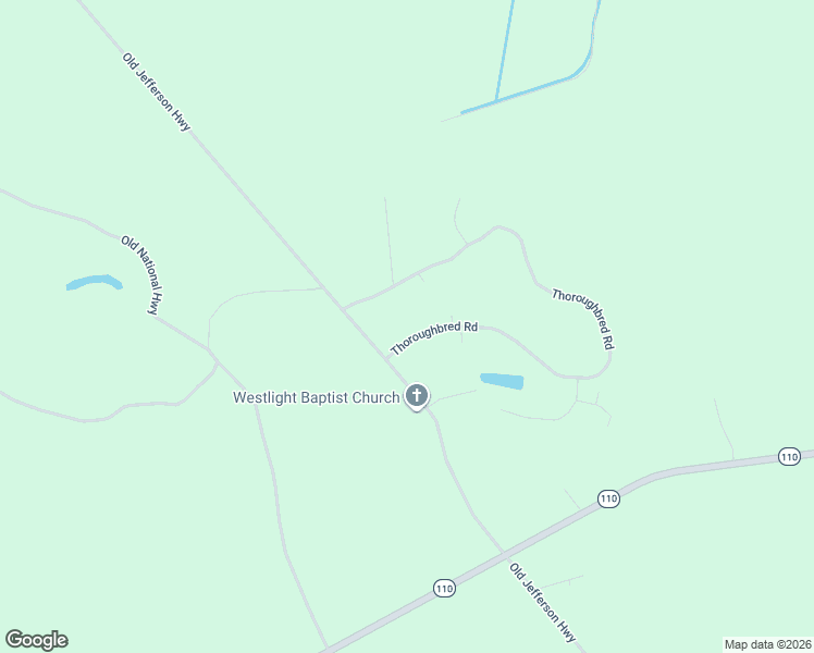 map of restaurants, bars, coffee shops, grocery stores, and more near 175 Thoroughbred Road in Woodbine