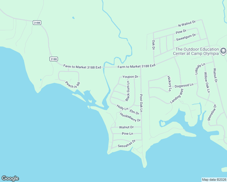map of restaurants, bars, coffee shops, grocery stores, and more near Holly Lane in Trinity