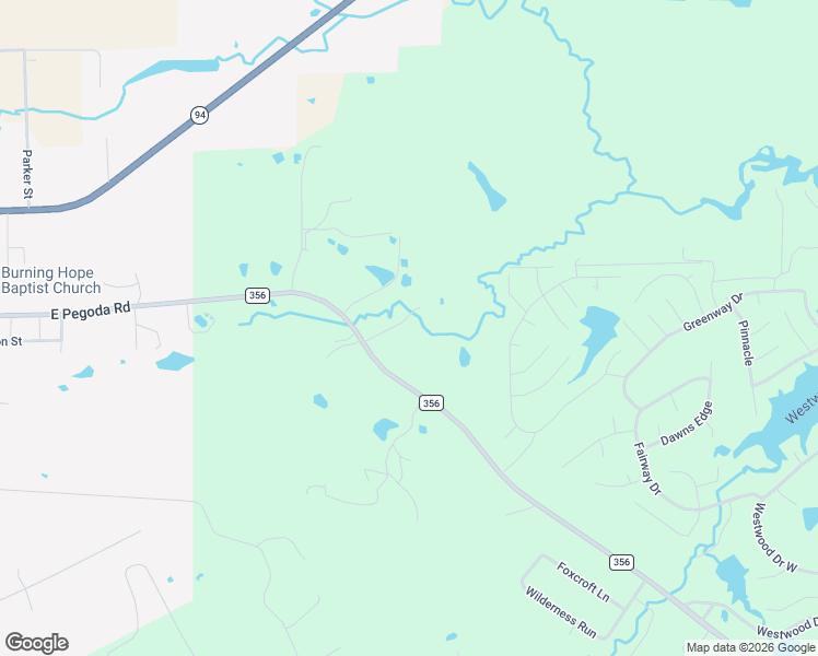 map of restaurants, bars, coffee shops, grocery stores, and more near 144 Skains Lane in Trinity