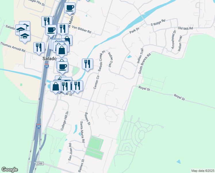 303 Royal View Road, Salado TX Walk Score