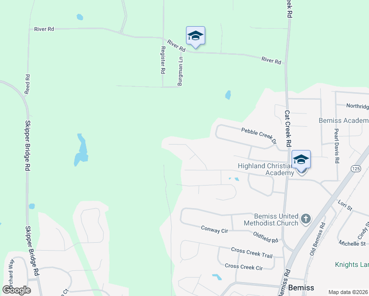 map of restaurants, bars, coffee shops, grocery stores, and more near 4119 Clay Drive in Valdosta