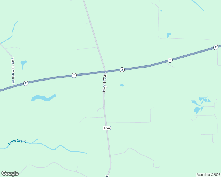 map of restaurants, bars, coffee shops, grocery stores, and more near 1332 County Road 177A in Bonifay