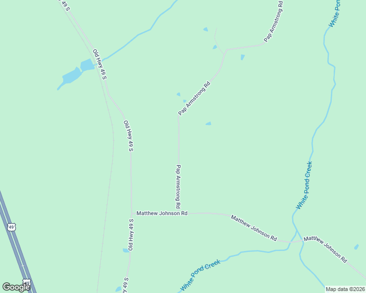 map of restaurants, bars, coffee shops, grocery stores, and more near 112 Pap Armstrong Road in Wiggins