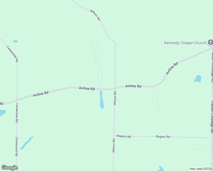 map of restaurants, bars, coffee shops, grocery stores, and more near 2067 Airline Road in Thomasville