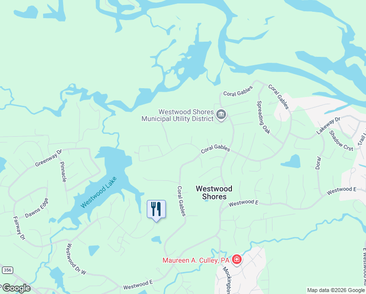map of restaurants, bars, coffee shops, grocery stores, and more near 15 Cherry Hill in Trinity