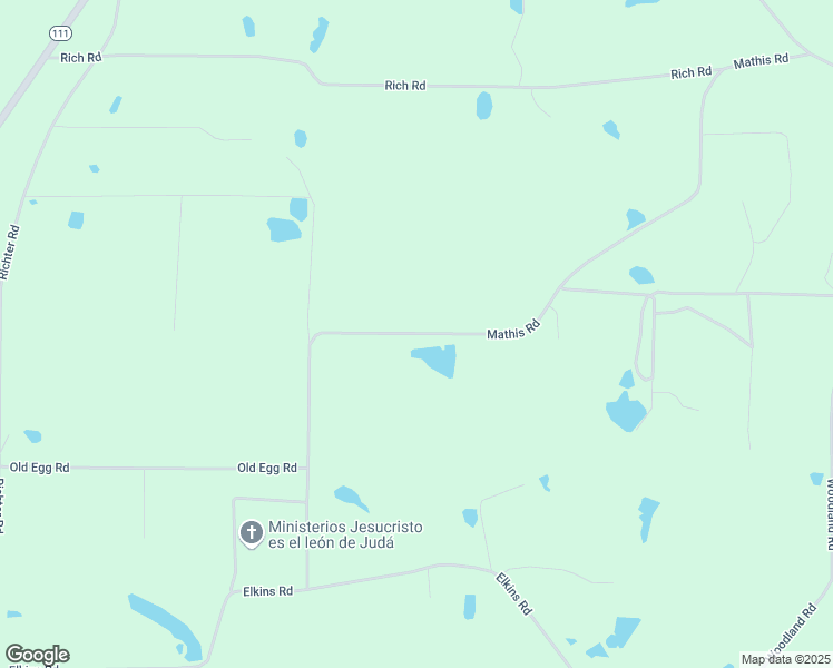 map of restaurants, bars, coffee shops, grocery stores, and more near 611 Mathis Road in Cairo