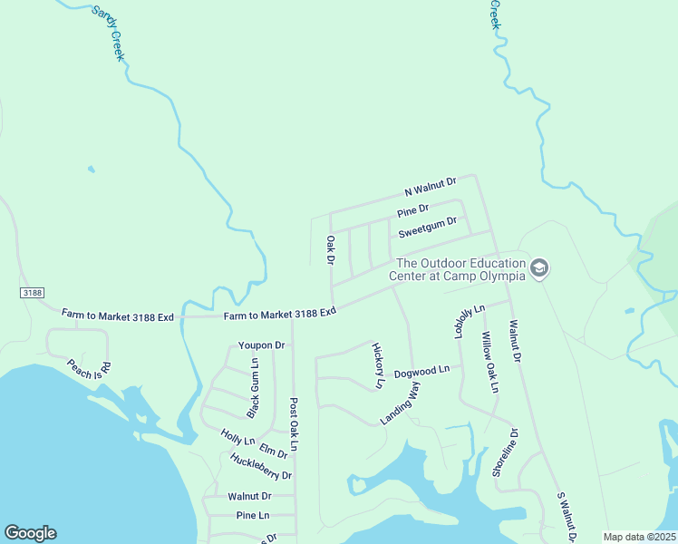 map of restaurants, bars, coffee shops, grocery stores, and more near 198 Oak Drive in Trinity