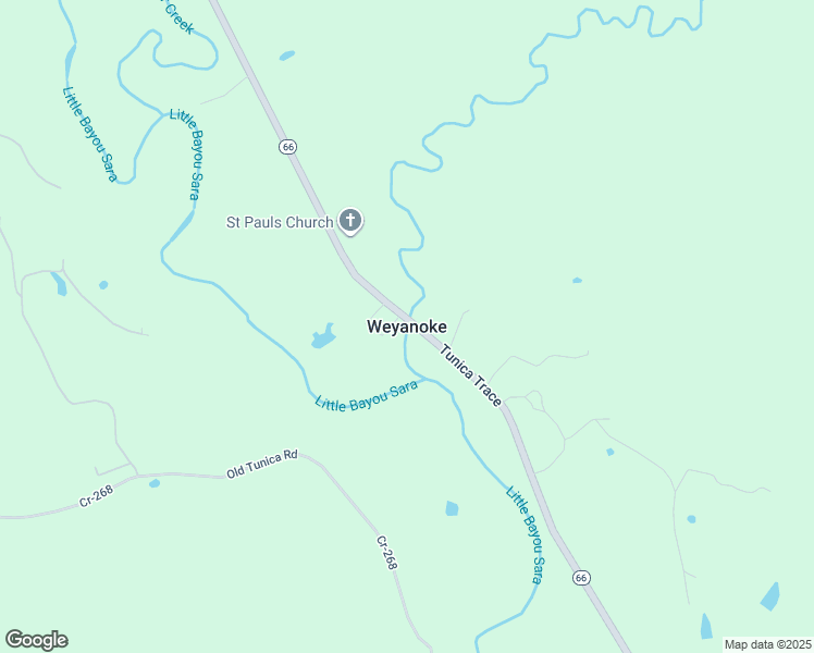 map of restaurants, bars, coffee shops, grocery stores, and more near in Weyanoke