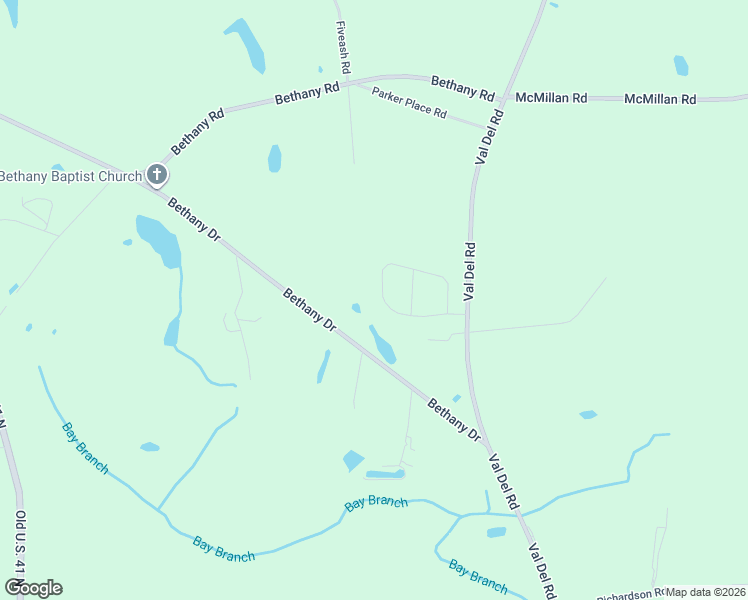 map of restaurants, bars, coffee shops, grocery stores, and more near 4777 Ben Salem Way in Hahira