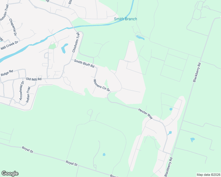 map of restaurants, bars, coffee shops, grocery stores, and more near 2725 Winners Circle Drive in Salado