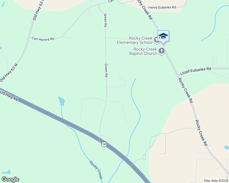 map of restaurants, bars, coffee shops, grocery stores, and more near 101-199 Mossy Oak Drive in Lucedale