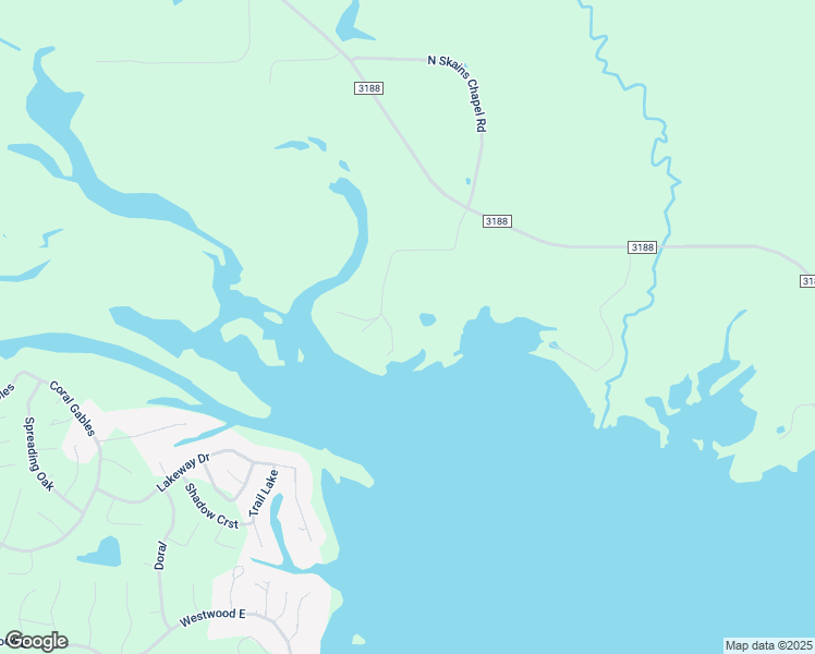 map of restaurants, bars, coffee shops, grocery stores, and more near 261 North Skains Chapel Road in Trinity