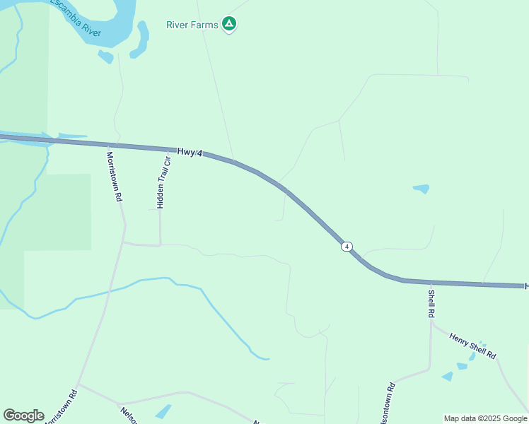 map of restaurants, bars, coffee shops, grocery stores, and more near 5217 Meadows Drive in Jay