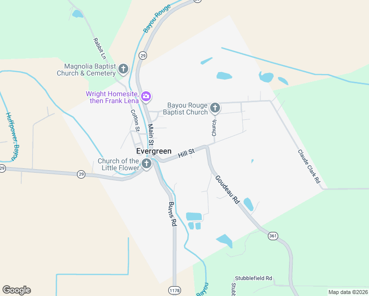 map of restaurants, bars, coffee shops, grocery stores, and more near 100-298 Hill Street in Evergreen