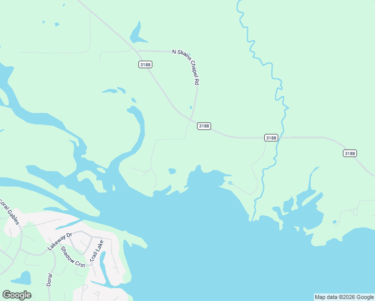 map of restaurants, bars, coffee shops, grocery stores, and more near 205 North Skains Chapel Road in Trinity