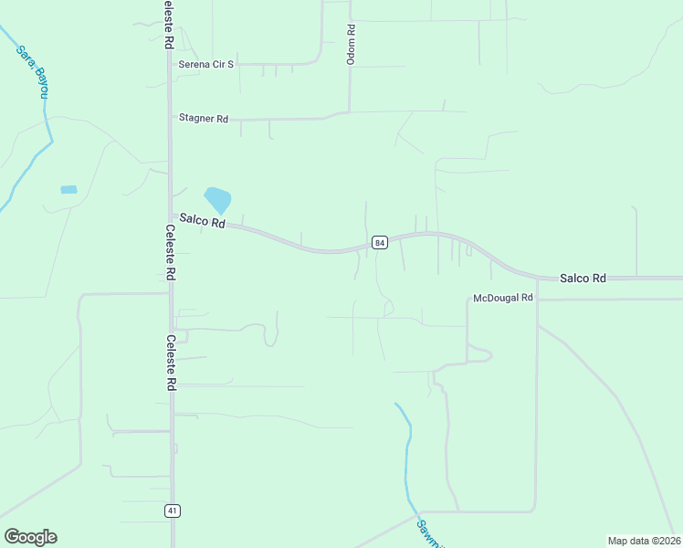 map of restaurants, bars, coffee shops, grocery stores, and more near 3261 Salco Road in Chunchula