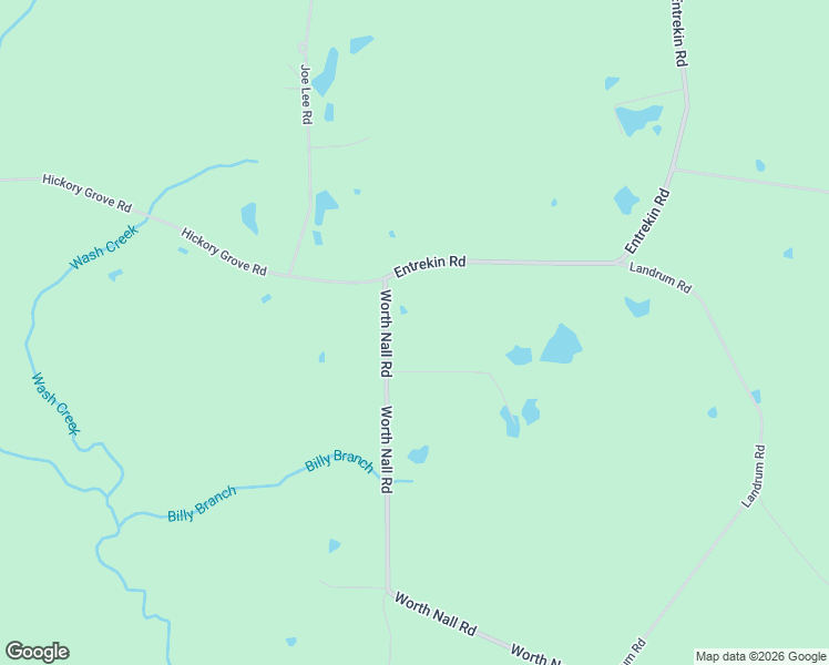 map of restaurants, bars, coffee shops, grocery stores, and more near 100 Entrekin Road in Lumberton