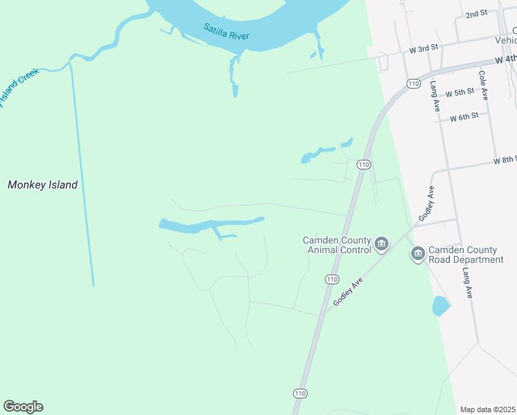 map of restaurants, bars, coffee shops, grocery stores, and more near 350 Plantation Point Road in Woodbine