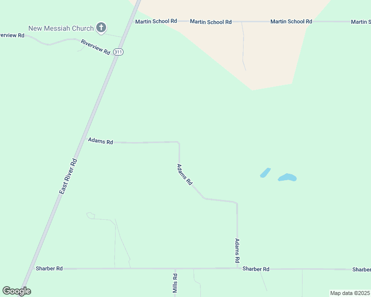 map of restaurants, bars, coffee shops, grocery stores, and more near 222 Adams Road in Bainbridge